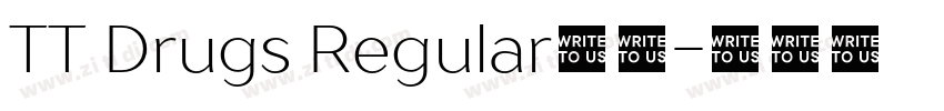 TT Drugs Regular字体字体转换